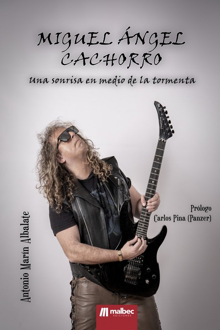 Portada del libro Miguel Ángel Cachorro. Una sonrisa en medio de la tormenta
